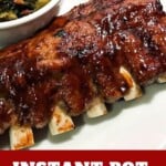 Instant Pot Baby Back Ribs Pinterest Pin Image