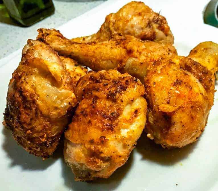 Fried chicken in air fryer without flour best sale