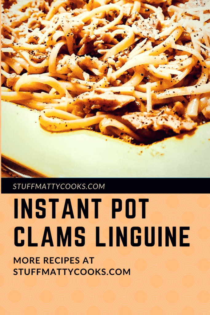 Clams Linguine Pointerest Pin Image
