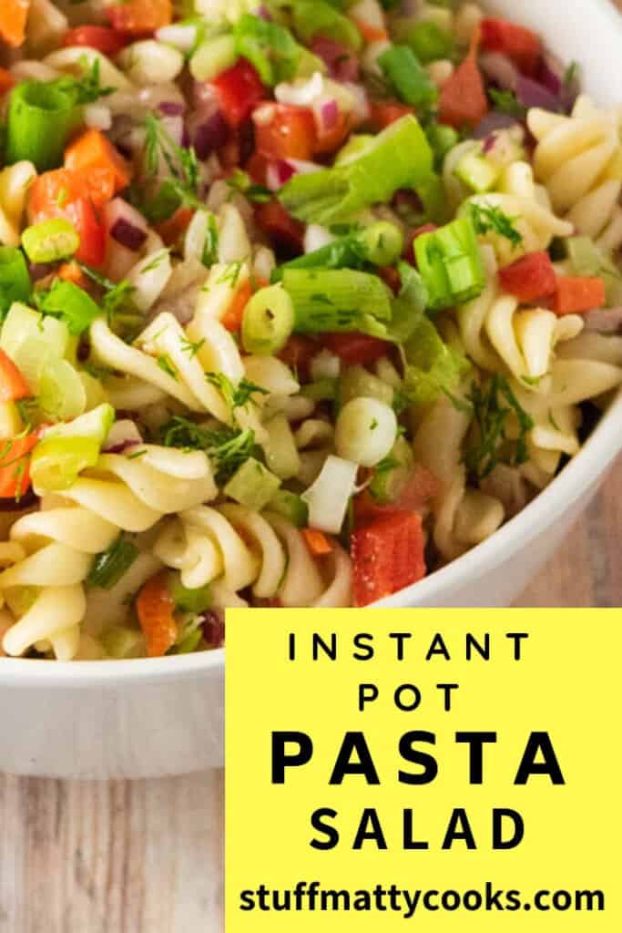 instant pot vegetarian pasta salad