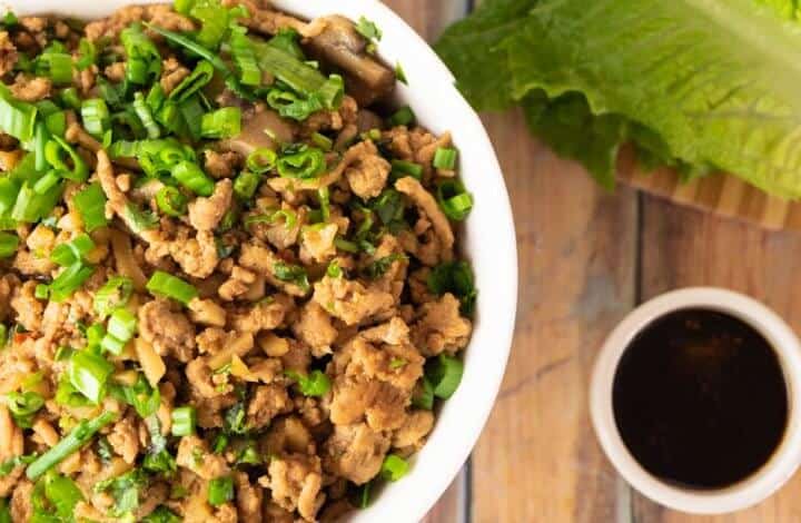 These healthy chicken lettuce wraps are easy to make and better than P.F. Changs