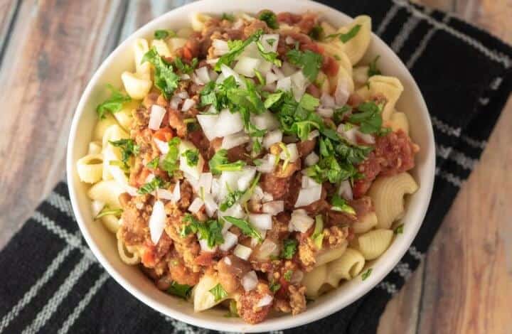 Turkey Chili can be made in the pressure cooker or the slow cooker