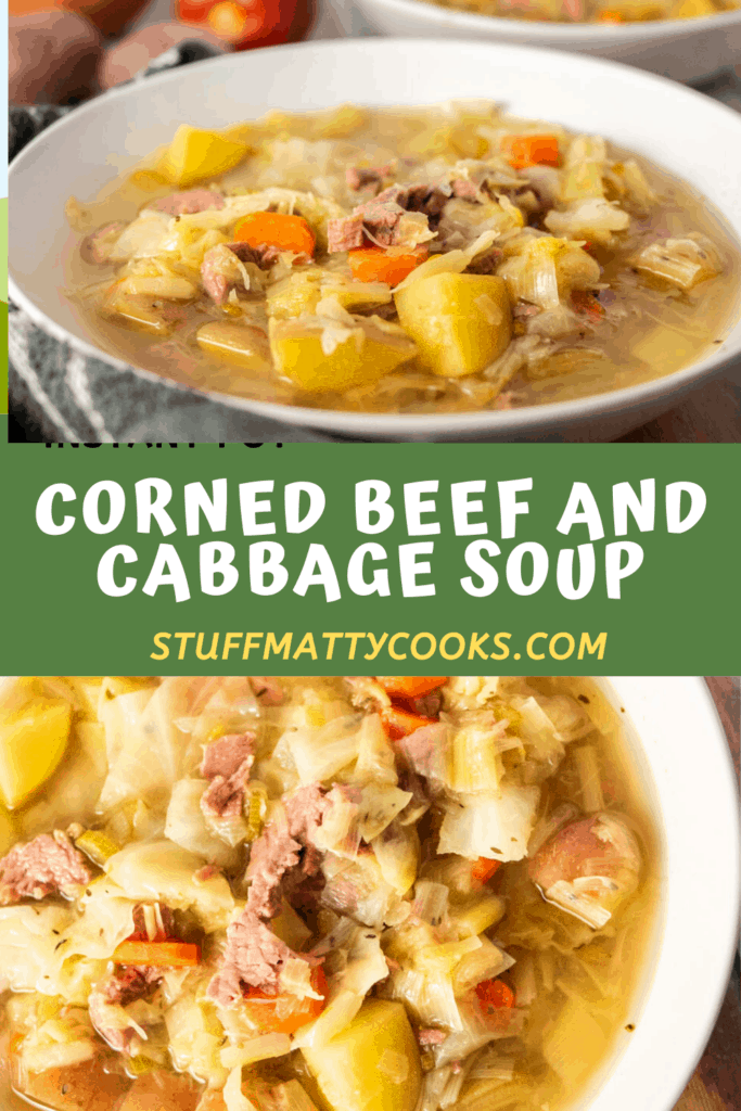 Corned Beef Cabbage Soup Pin Image