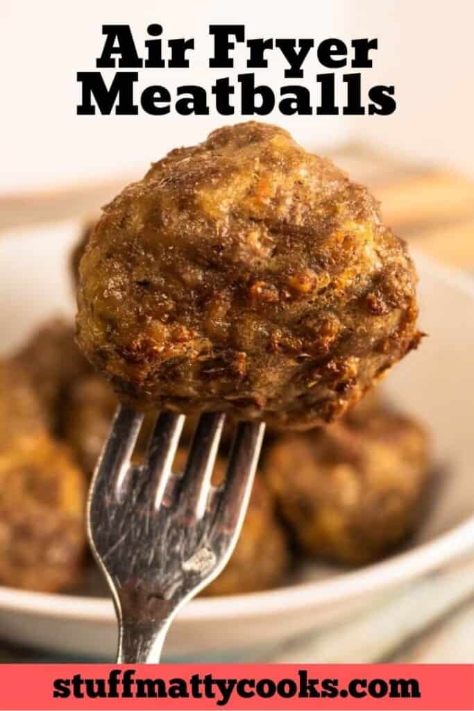 Air Fryer Meatballs (quick And Easy) - Stuff Matty Cooks