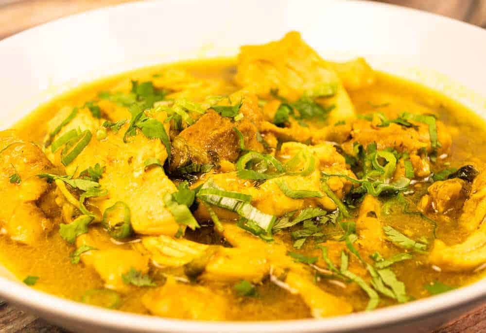 Instant Pot Chicken Curry Closeup