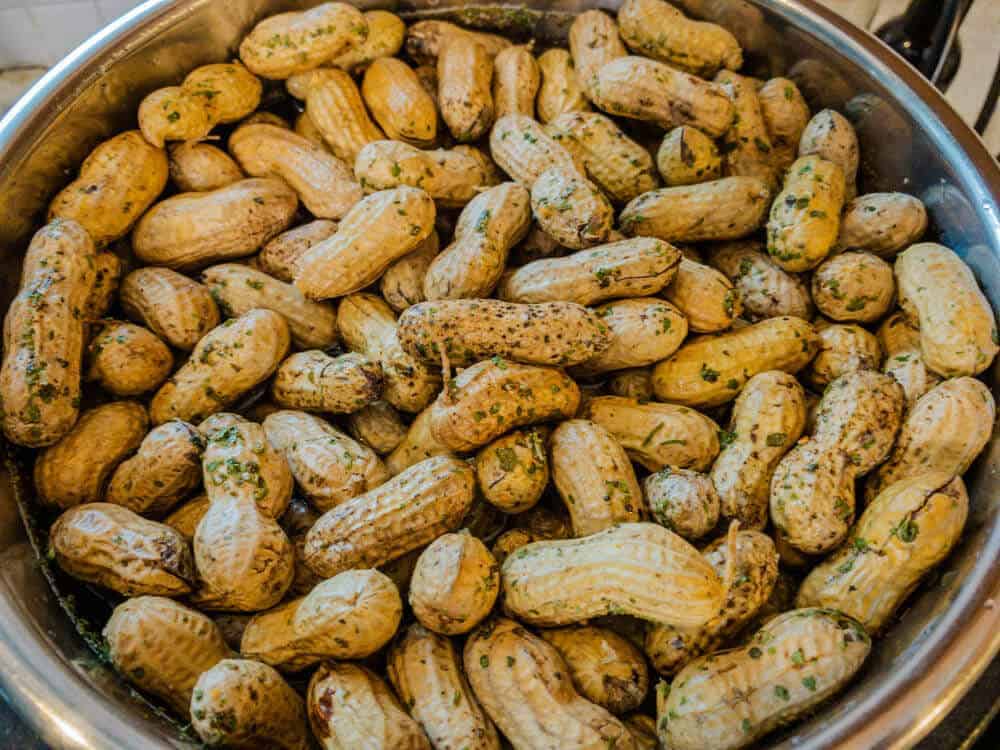 Finish boiled peanuts