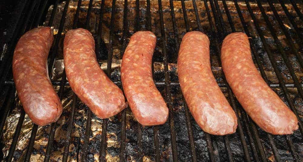 smoked brats on smoker