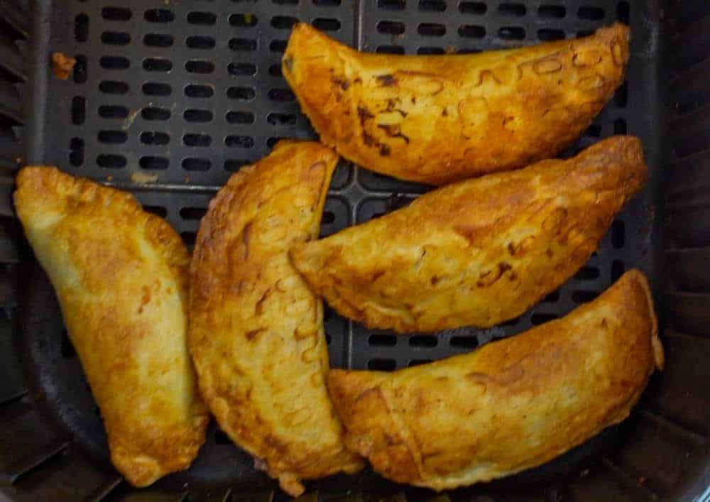 cooked empanadas in air fryer