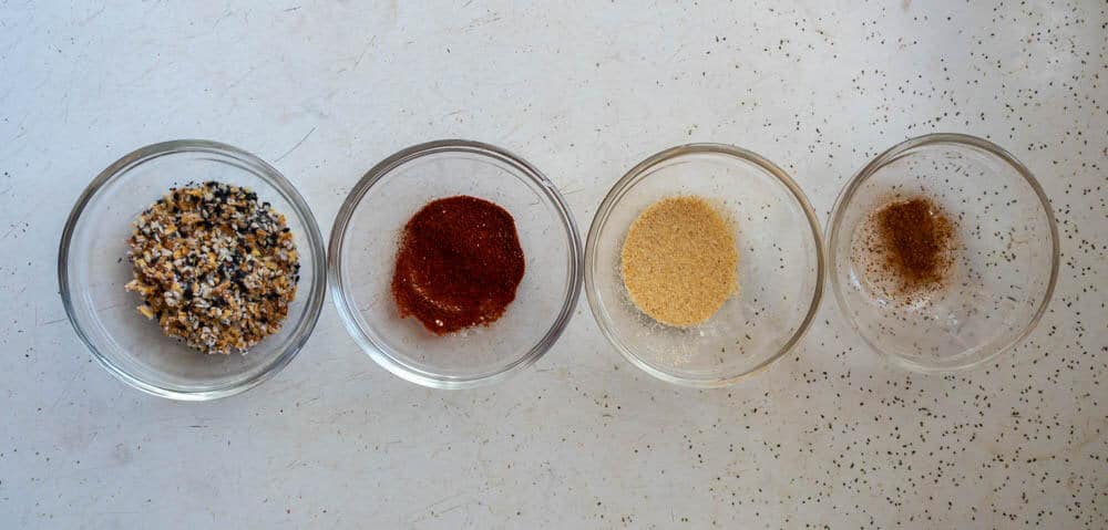 spices used to season pretzels