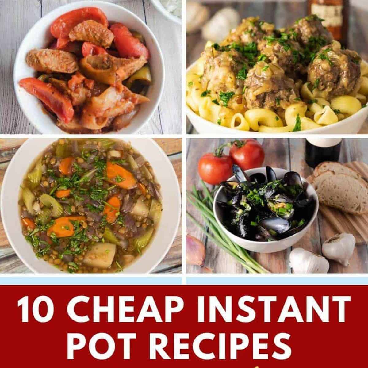 Cheapest instant pot recipes hot sale