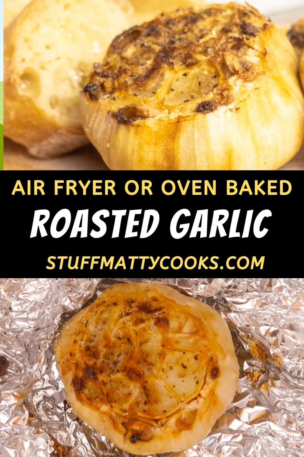 Roasted Garlic in Air Fryer Stuff Matty Cooks