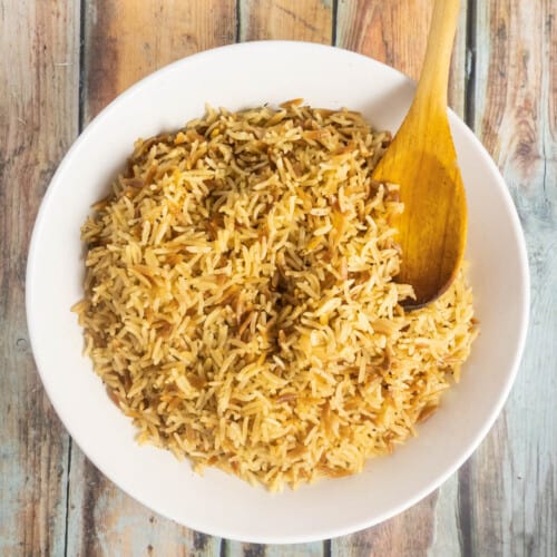 instant pot rice pilaf featured image
