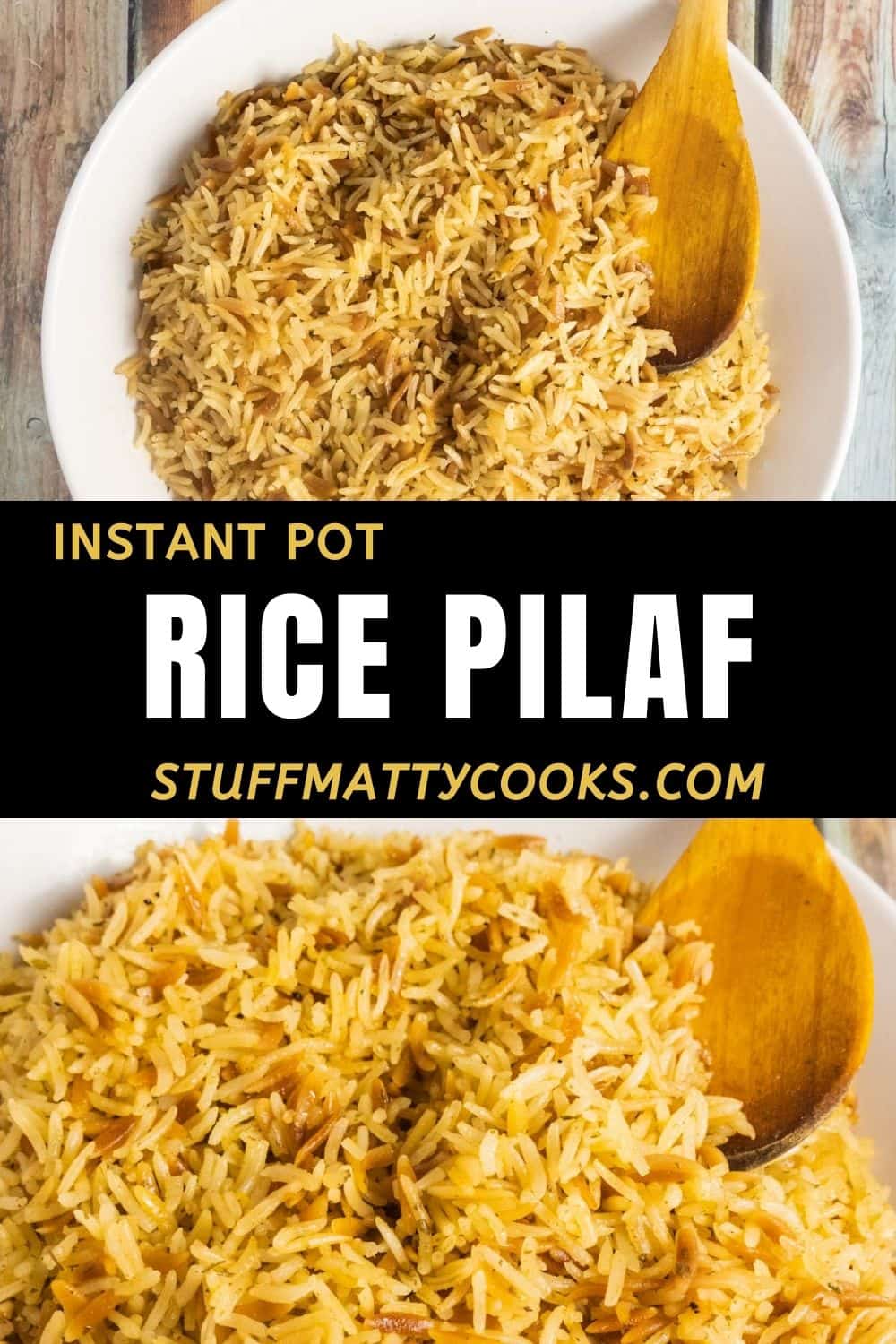 Rice Pilaf Instant Pot (with Video) Stuff Matty Cooks