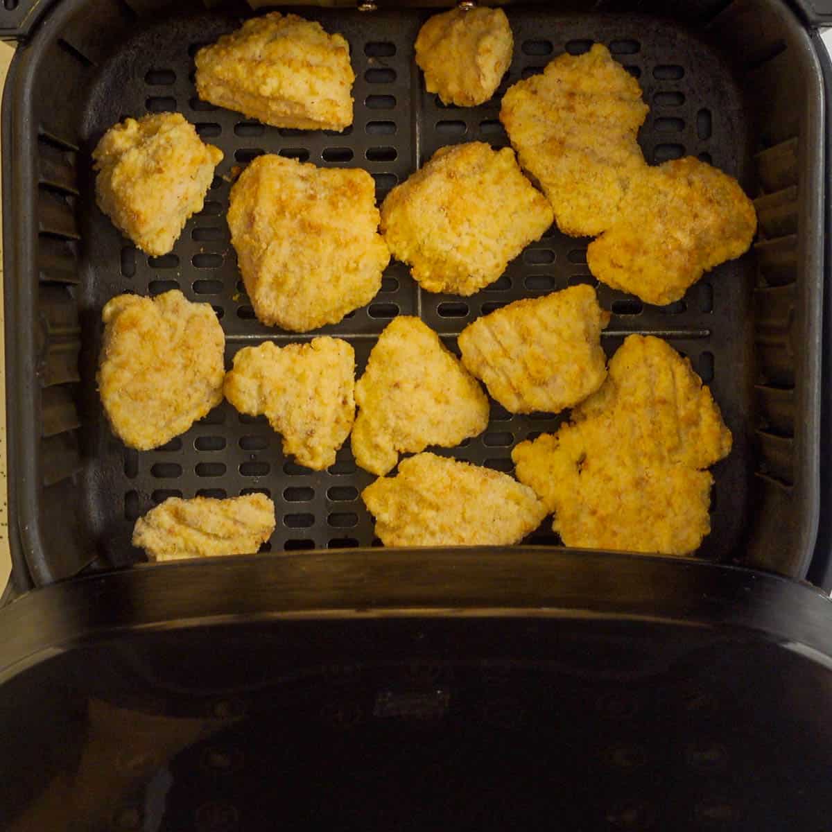 chicken nuggets frozen in air fryer