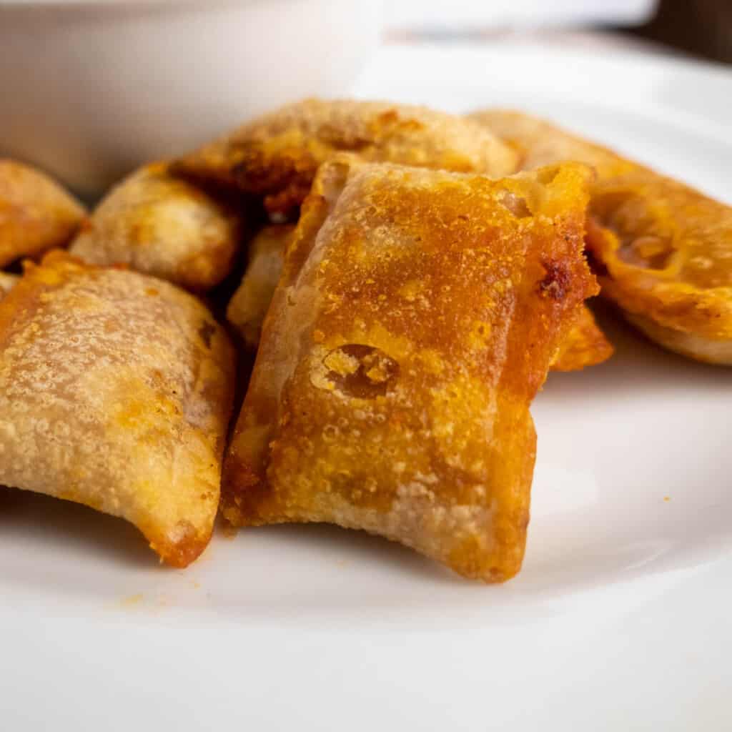 frozen pizza rolls made in the air fryer.