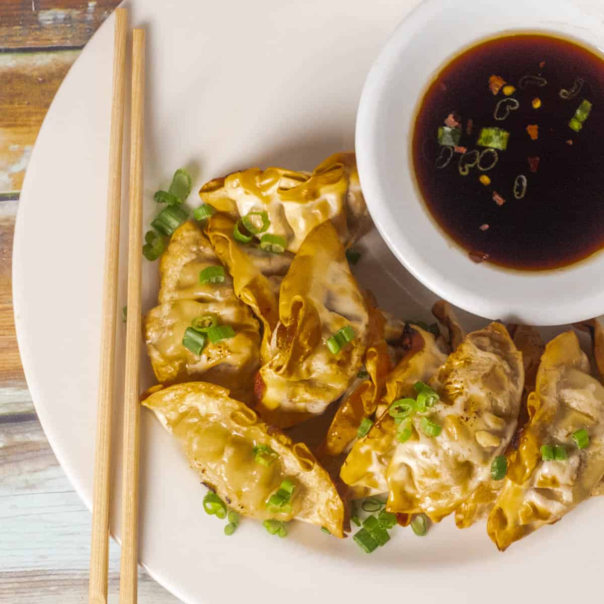 Potstickers in Air Fryer Frozen Dumplings Gyoza