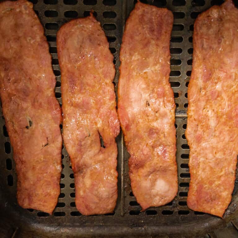 Turkey Bacon in Air Fryer (Just 10 Minutes)