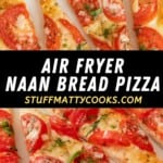 air fryer naan bread pizza