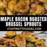 maple bacon brussel sprouts pinterest pin