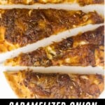 caramelized inion naan flatbread pinterest pin