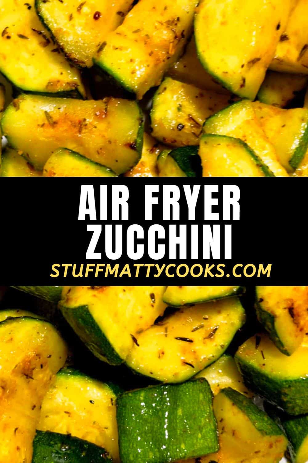 Roasted Air Fryer Zucchini Recipe Stuff Matty Cooks
