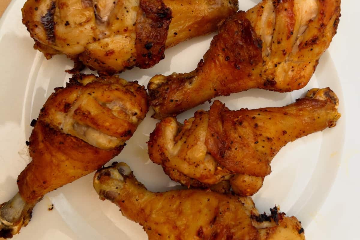 Air Fryer Chicken Legs (Black Pepper Garlic) - Stuff Matty Cooks