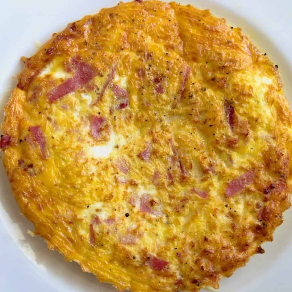 Easy Air Fryer Omelet (Ham and Cheese) Stuff Matty Cooks